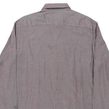 Armani Shirt - Large Grey Cotton