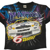Vintage Mark Martin Tultex Nascar T-Shirt - XL Multicoloured Cotton