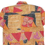 Expressions Worldwide Floral Short Sleeve Shirt - Medium Multicoloured Cotton