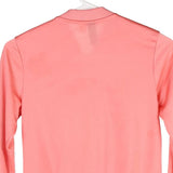 Age 10-12 Adidas Spellout Zip Up - Medium Pink Polyester