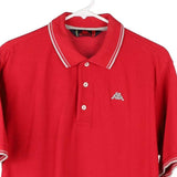 Kappa Polo Shirt - Medium Red Cotton
