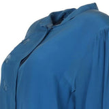 Paolo Prisco Shirt - Large Blue Silk