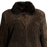 Unbranded Suede Jacket - 2XL Brown Leather
