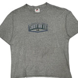 Vintage Nike T-Shirt - Large Grey Cotton