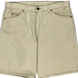Levis Denim Shorts - 35W 8L Beige Denim