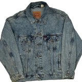 Vintage Levis Denim Jacket - Small Light Wash Denim