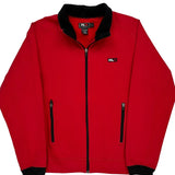 Vintage Ralph Lauren Track Jacket - Large Red Cotton Blend