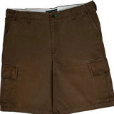 Tommy Hilfiger Cargo Shorts - 36″ Waist Brown Cotton