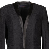 Trussardi Jacket - Large Black Polyester Blend