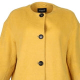 Marella Coat - Small Yellow Wool