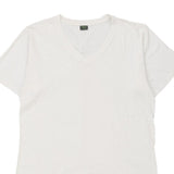 Best Company V-neck T-Shirt - 2XL White Cotton