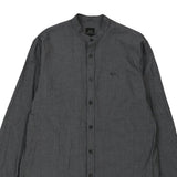 Pre-Loved grey Armani Exchange Shirt - mens small