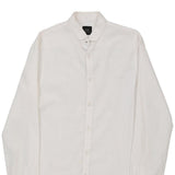Vintage white Armani Exchange Shirt - mens medium