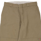 Dickies Double Knee Trousers - 38W 30L Beige Cotton Blend