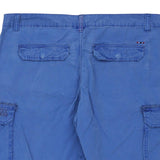 Napapijri Cargo Shorts - 40W 10L Blue Cotton