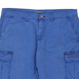 Napapijri Cargo Shorts - 40W 10L Blue Cotton
