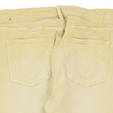 Halle True Religion Skinny Jeans - 30W UK 8 Yellow Cotton
