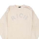 Richmond Spellout Jumper - XL White Cotton