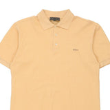 Vintage Les Copains Polo Shirt - Large Orange Cotton