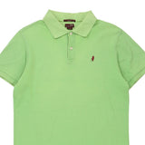Marlboro Classics Slim Fit Polo Shirt - Large Green Cotton