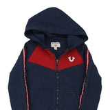 Age 5 True Religion Hoodie - XS Navy Cotton Blend