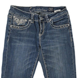 Age 5 La Idol Denim Shorts - Small Blue Cotton