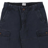 Age 12 C.P. Company Cargo Shorts - 27W 14L Navy Cotton