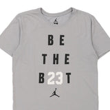 Be The Best Jordan T-Shirt - Small Grey Cotton