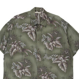 Campia Floral Hawaiian Shirt - XL Green Viscose