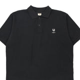 Vintage black Emanuel Ungaro Polo Shirt - mens x-large