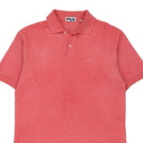 Fila Polo Shirt - Medium Pink Cotton