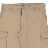 Essewesse Type S Cargo Shorts - 36W 11L Beige Cotton