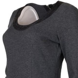 Armani Jeans Midi Dress - Medium Grey Cotton Blend