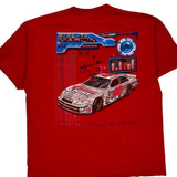 Vintage Sterling Marlin Chase Authentics Nascar T-Shirt - Large Red Cotton