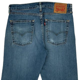 505 Levis Denim Shorts - 32W 10L Blue Cotton