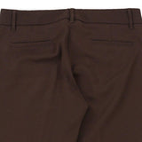 Moschino Jeans Trousers - 34W UK 12 Brown Cotton