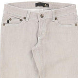 Just Cavalli Jeans - 32W UK 10 Beige Cotton