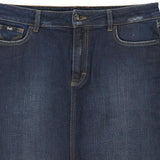 Dolce & Gabbana Midi Denim Skirt - 32W UK 12 Dark Wash Cotton