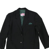 Fashion Lady Blazer - Medium Black Polyester Blend