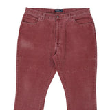 Polo Ralph Lauren Cord Trousers - 40W 26L Pink Cotton