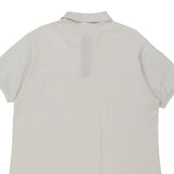 Made in France Lacoste Polo Shirt - XL White Cotton