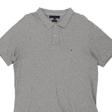 Tommy Hilfiger Polo Shirt - 2XL Grey Cotton
