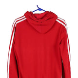 Age 13-14 Adidas Spellout Hoodie - Small Red Cotton Blend
