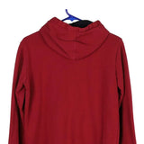 Age 13-14 Champion Spellout Hoodie - XL Red Cotton Blend