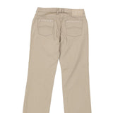 Armani Jeans Trousers - 30W UK 8 Beige Cotton
