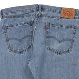 505 Levis Jeans - 36W 30L Blue Cotton