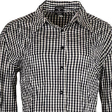 Cento By Iceberg Checked Shirt - Medium Black & White Cotton