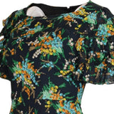 Unbranded Floral Mini Dress - Small Multicoloured Viscose Blend