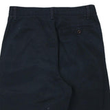 Benetton Trousers - 28W UK 10 Navy Cotton