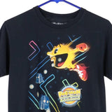 Age 10-12 Pacman Graphic T-Shirt - Medium Black Cotton